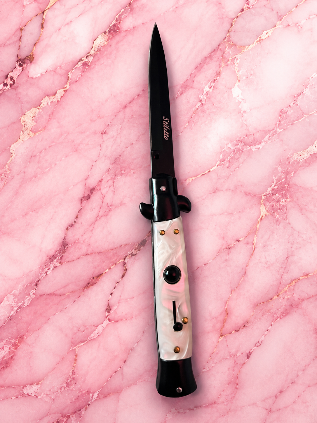 🖤 Midnight Pearl Stiletto