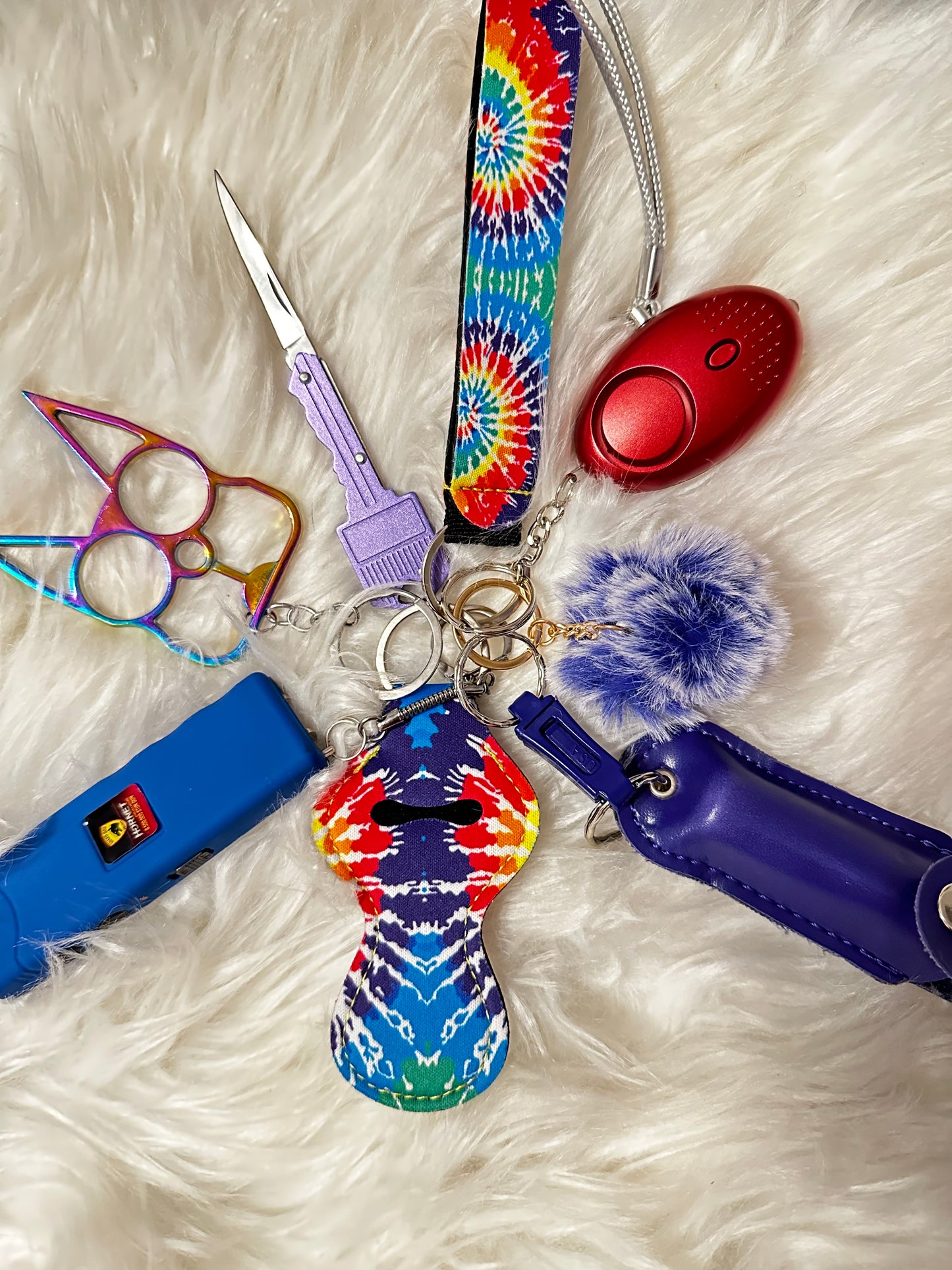 Rainbow keychain